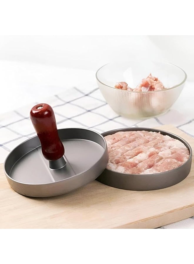 Hamburger Press, Black/Silver, 12x12x9.5cm - Image 2
